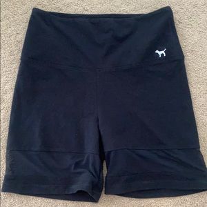 NEW w/out Tags! VS Pink Black Mesh bottom shorts M